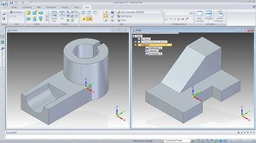 Solid Edge Practice Tutorials for Beginners - 3 | Solid Edge Part Modeling Exercises Tutorial