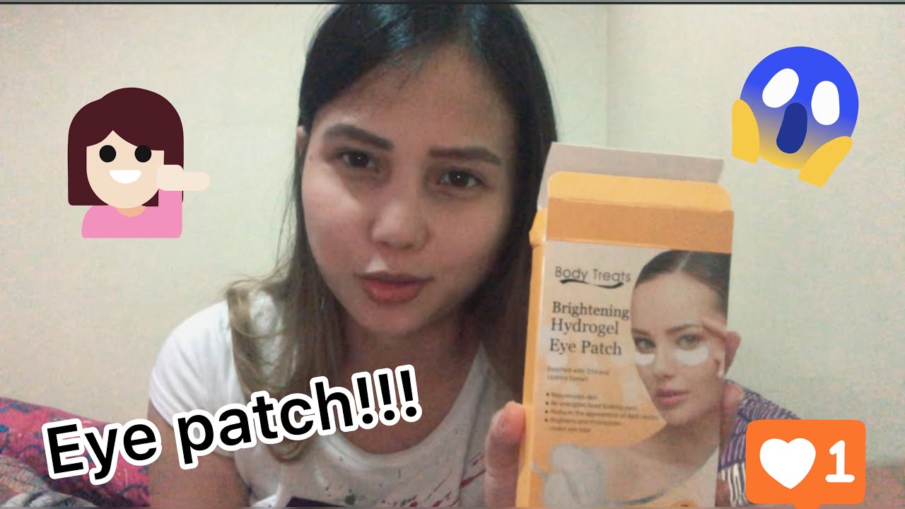 Brightening Hydrogel Eye patch review YouTube