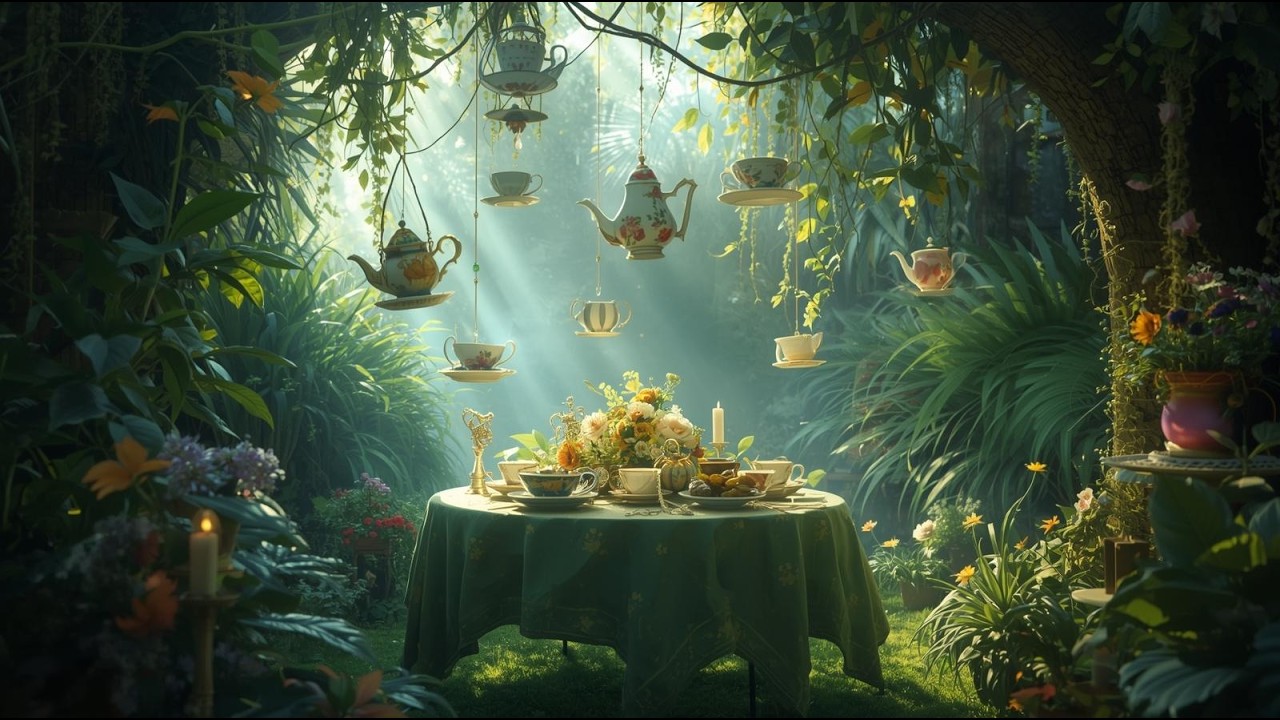 【ケルト音楽/作業用BGM】不思議の国のアリスのお茶会 (昼・集中)｜Fantasy Celtic Music