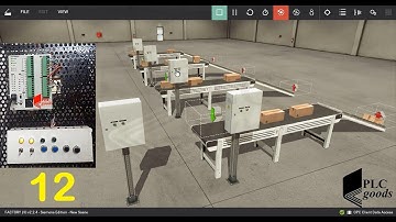 DELTA PLC Math & Word Logic | ISPSoft Factory I/O Demo  | Lesson 12