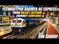 YPR - BME AC AFTER VASAI 😱 TWIN WDP4B FULL SPEED CHAOS🔥DFC + 130 KMPH ACTION 🚆 #live #msts #mstslive