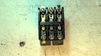 The electric contactors and relays for HVAC - YouTube