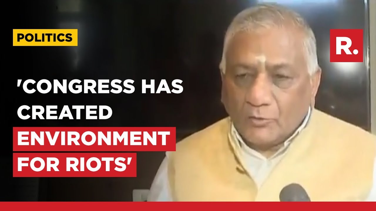 Congress' Vote Bank Politics Has Spoiled Relations Between Communities: VK Singh