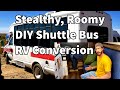 Spacious DIY converted Shuttle Bus "with shower" for Registered Traveling Nurse - Tour and Interview