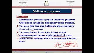 Malicious programs
