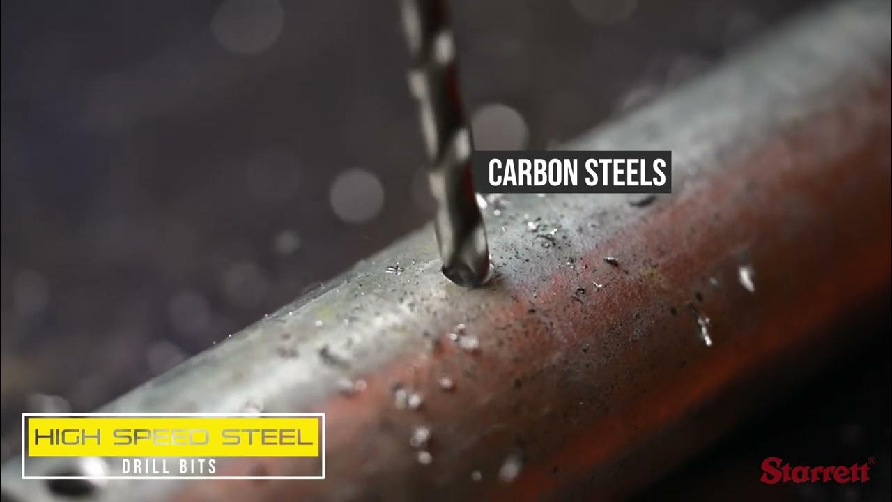 Starrett high speed steel split point drill bits YouTube