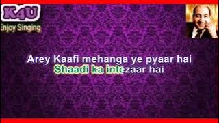 Rekha o Rekha jabse tumhen dekha...karaoke with lyrics