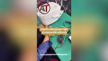 Sửa Nồi Cơm Điện Cao Tầng Toshiba Không Vào Điện - Model RC-10HR | Điện Lạnh Anh Thắng