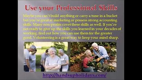 Best Volunteer Opportunities For Seniors