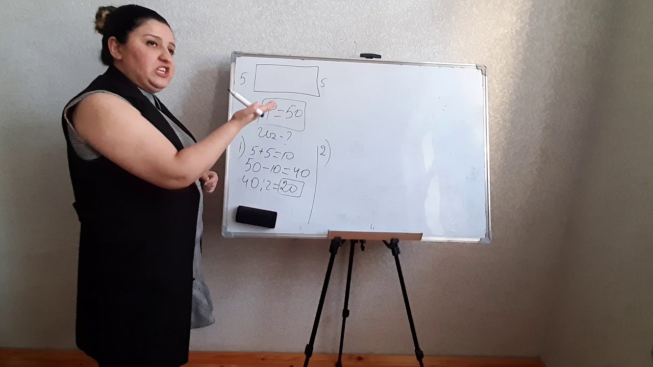 3-cü siniflər üçün- Perimetr və Sahə