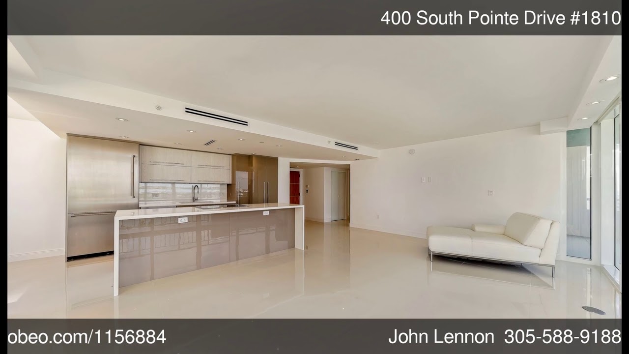 400 South Pointe Drive 1810 Miami Beach FL 33139 - John Lennon - South Pointe Drive Realty