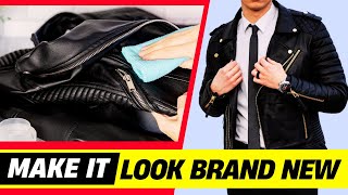 How to Clean A Fake Leather Jacket - Easy Safe Method