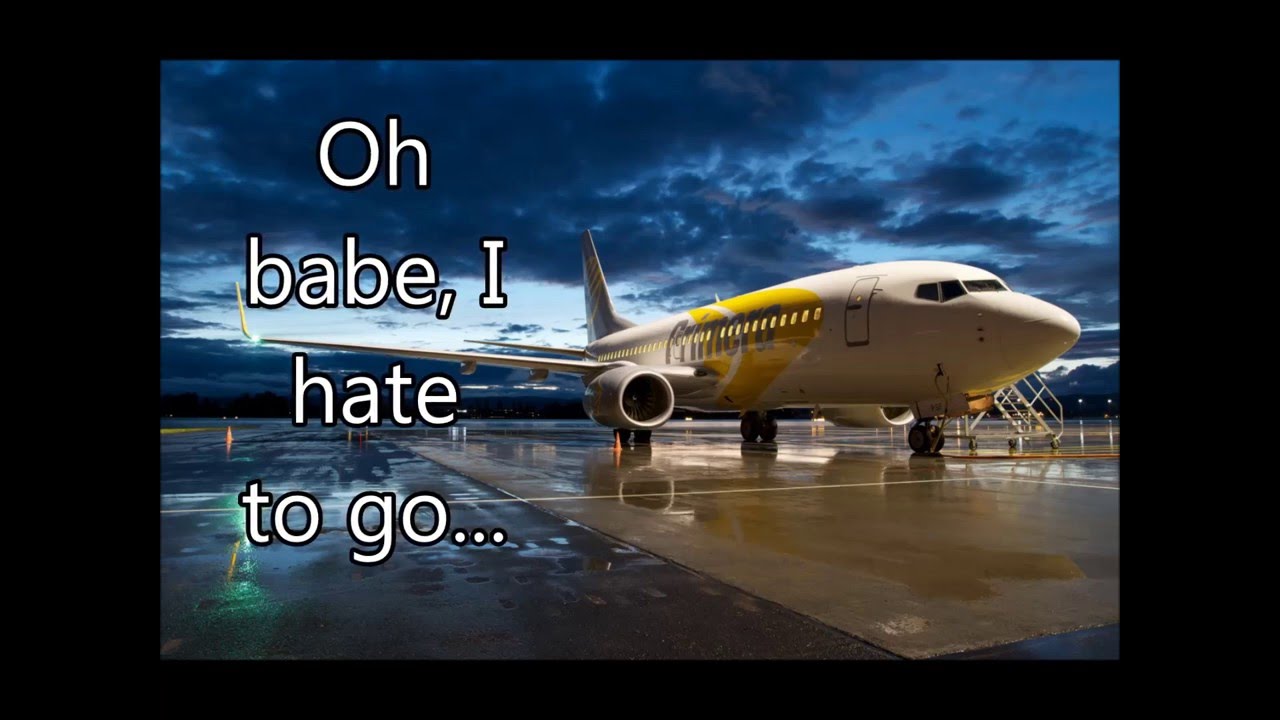 "Leaving On a Jet Plane" by John Denver Lyrics Video - YouTube