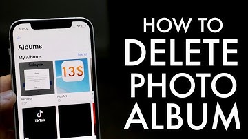How To Delete Photo Albums On iPhone! (2021)