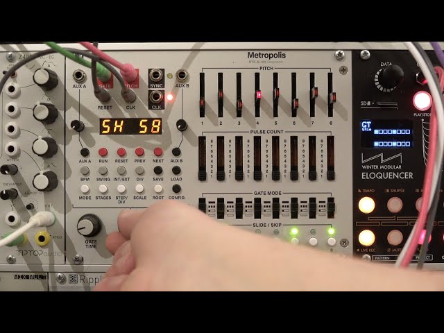 Intellijel Metropolis ユーロラック シーケンサー Intellijel Metropolis - Multi-Stage Sequencer - YouTube
