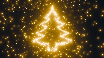1 Hour 4K Mesmerizing Christmas Tree Motion Graphics Background VJ Loop DJ Visuals Screensaver