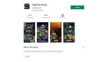 SPLINTERLANDS goes mobile (Android)