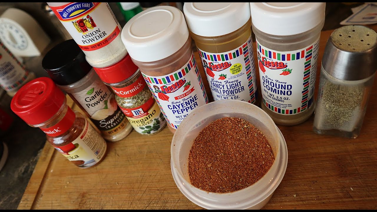 Homemade Taco Seasoning - YouTube