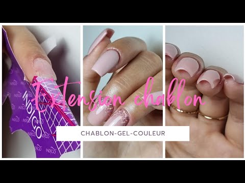 طريقة كيفية عمل جل اكستنشن على فورم شابلون أسهل طريقة لوضع جل الأظافر 