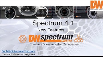 August 13, 2020 Customer Webinar Recording: New Features in DW Spectrum® IPVMS Version 4.1