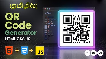 QR Code Generator | JavaScript Beginner Projects Tamil | Html CSS JS Projects Tamil | #tamilcoding