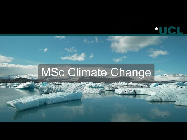Watch MSc Climate Change on YouTube.