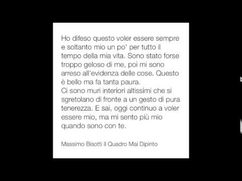 Lettura "il quadro mai dipinto - M. Bisotti"