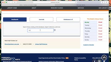 How to Access Library Resources Off-Campus