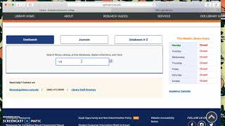 How to Access Library Resources Off-Campus