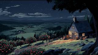 🍎 1950s Village Apple Orchard ✨ Soft Vintage Oldies Playing in Another Room – Relax, Sleep screenshot 5