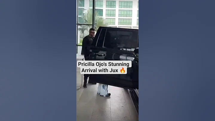 Pricilla Ojo’s Stunning Arrival with Jux 🔥#jp#princerakeem#priscillaojo#juma#jux #shorts