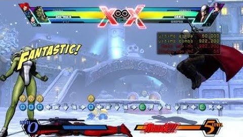UMvC3 She-hulk/ X-23 tag combo concept ft Phoenix
