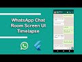 WhatsApp Chatroom Flutter UI Speed Code | Flutter Speed Code [Part 4] | WhatsApp Flutter Speed Code
