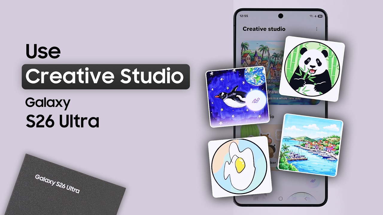 Samsung S26 Ultra: How to Use Creative Studio! [AI Photo Editing] - YouTube