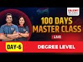 DEGREE LEVEL EXAM  MASTER CLASS I PSC QUESTIONS | DAY 6 LIVE | 100 DAYS MASTER CLASS #history