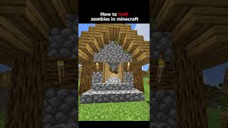 💀 I TROLLED A ZOMBIE SO HARD IT DIDN'T SURVIVE #minecraft #trolling #shorts