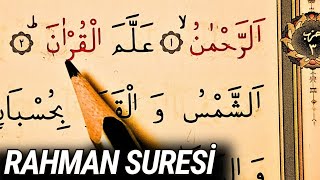 Rahman Suresi Kurana Yeni Geçenler İçin Tecvidli Yavaş Okuma Dersi Öğren