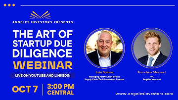 The Art of Startup Due Diligence Webinar