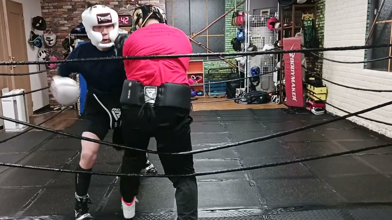 ７０キロVS６５キロ　スパーリング