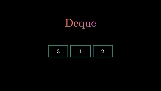 Deque (Double-ended queue) Data Structure | Definition and Example