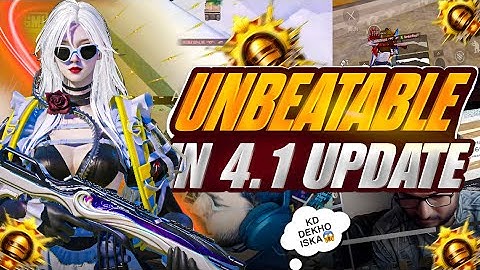 UNBEATABLE 😱 IN BGMI 4.1 UPDATE 😳🔥 | Crazy 1v4 Clutches & Streamer Rage 😤