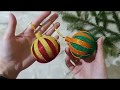 Easy. Объемные 3D шары своими руками. Новогодний декор.