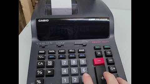 casio adding machine