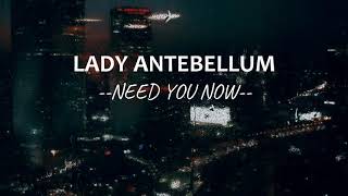 Need you now Español Lady Antebellum 