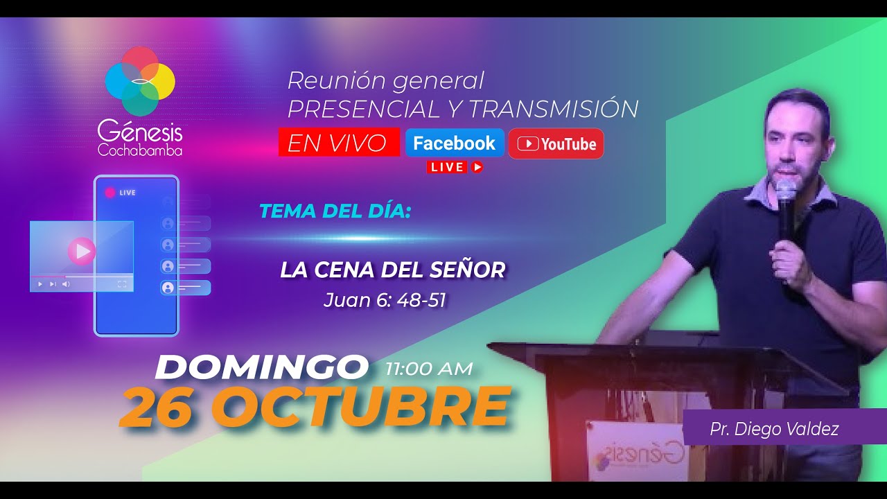 Transmisión en vivo - Domingo 26 de octubre - YouTube