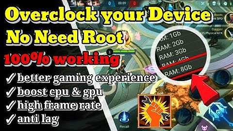 Overclock your Device Using GLtools No Root 100% Legit -Mlbb