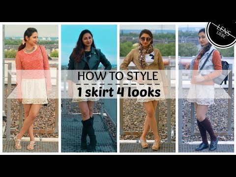 How To Style | 1 Skirt 4 Looks | Style Lookbook