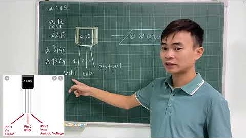 Bài 32 nguyên lí họat động ic hall. Ic cảm biến tốc độ động cơ.