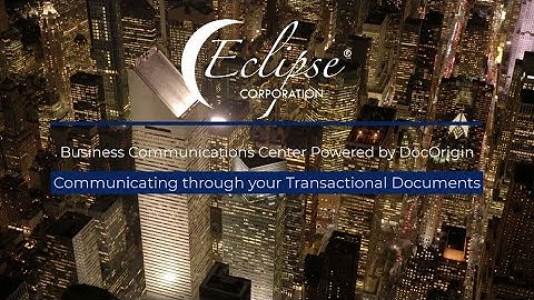 DocOrigin Business Communications Center (BCC) | Design and Define Demonstration