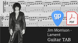 Jim Morrison - Lament Guitar Tabs [TABS]
